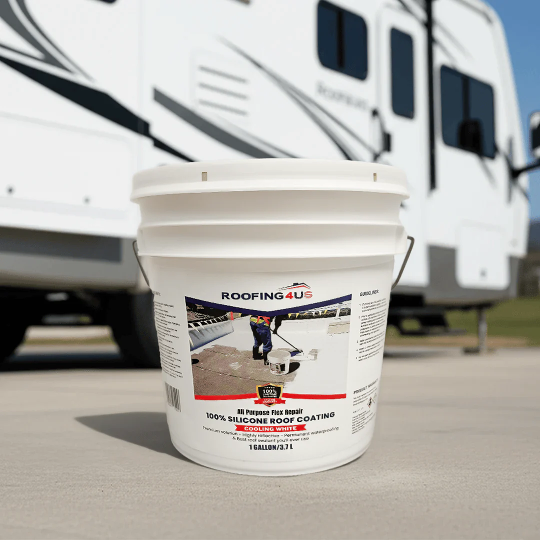 All Purpose Flex Repair 100% Silicone Roof Sealant - 1 Gallon (Pallet of 120) - Image 10
