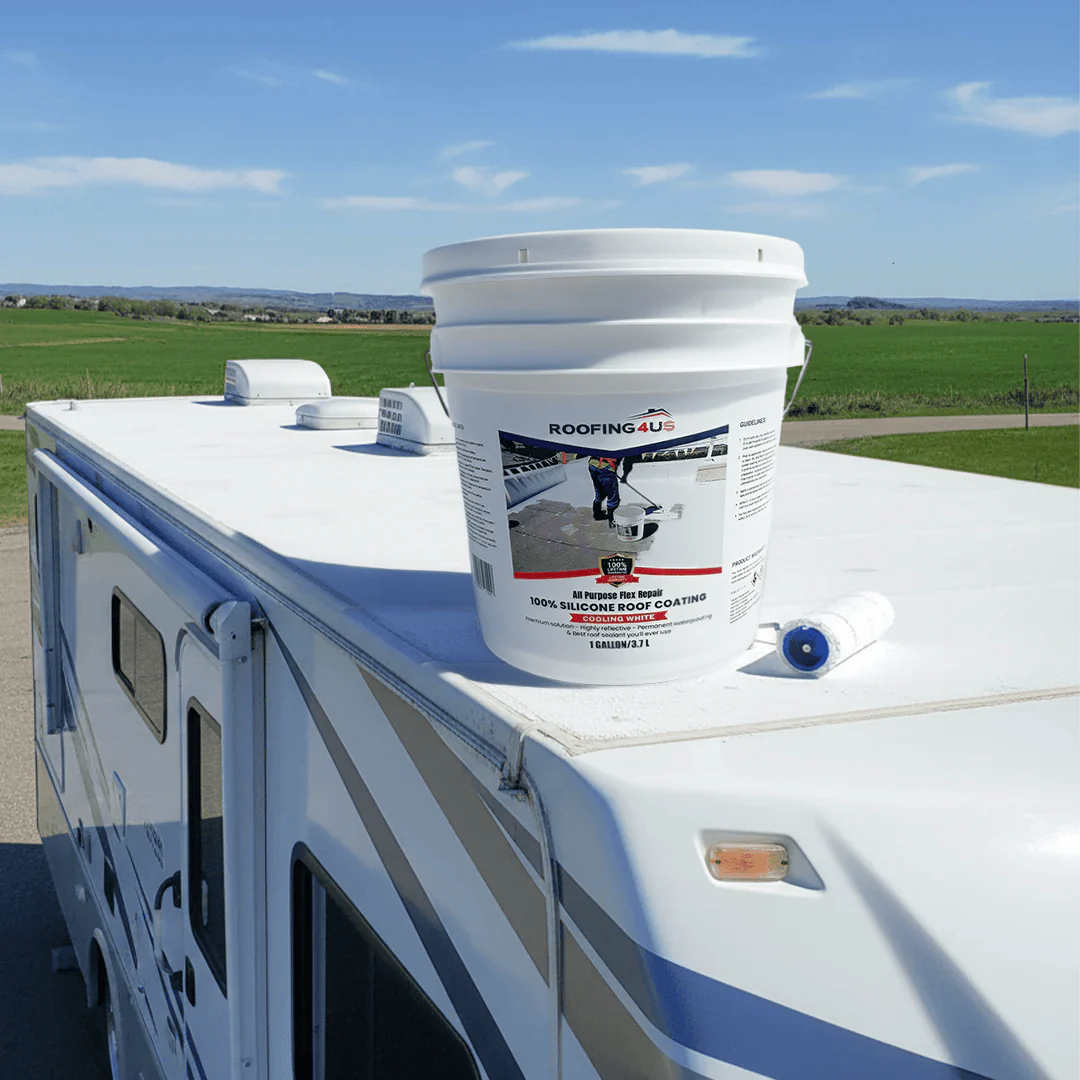 All Purpose Flex Repair 100% Silicone Roof Sealant - 1 Gallon (Pallet of 120) - Image 8