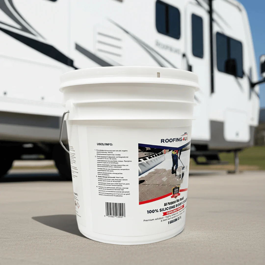 All Purpose Flex Repair 100% Silicone Roof Sealant - 1 Gallon (Pallet of 120) - Image 9