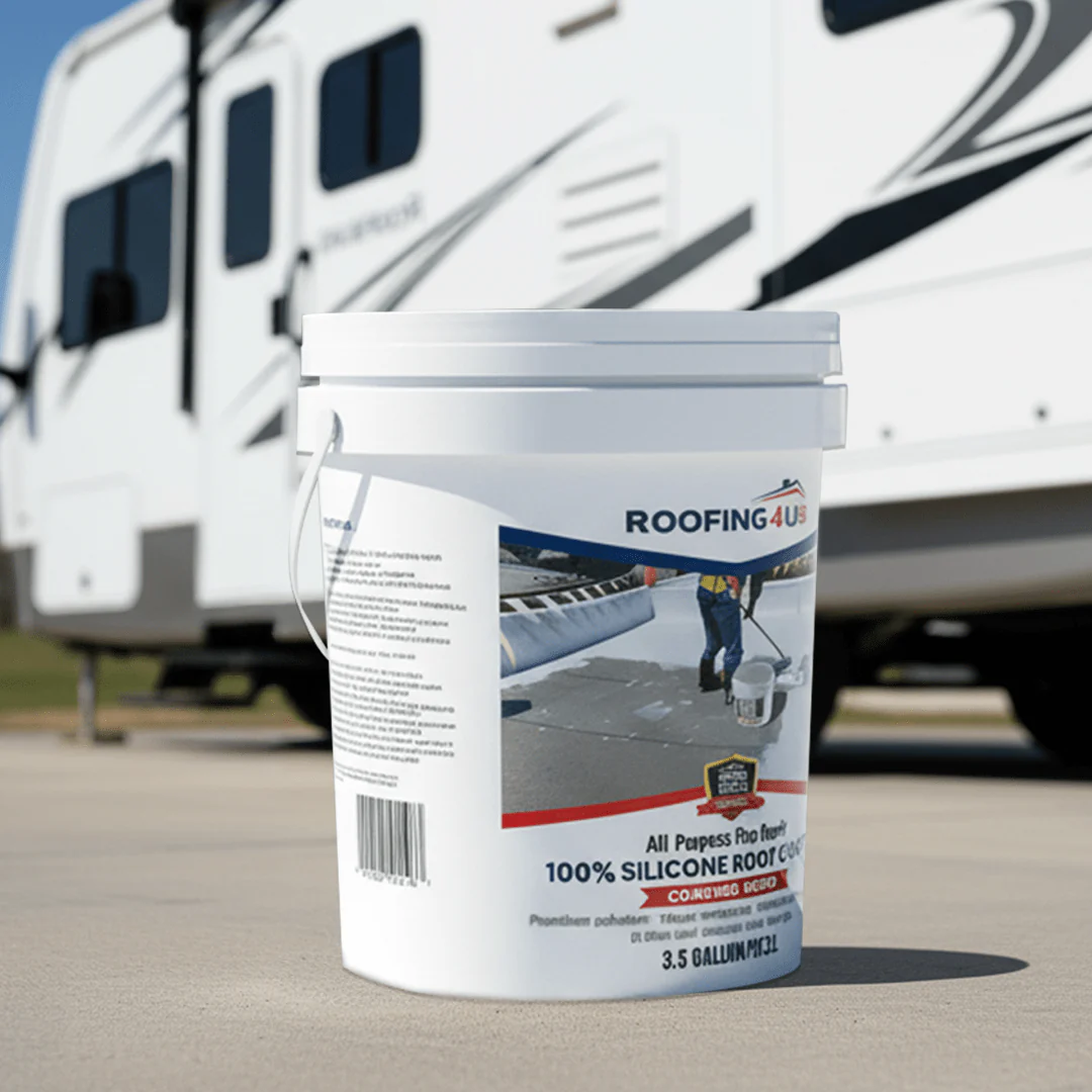 All Purpose Flex Repair 100% Silicone Roof Sealant - 3.5 Gallon - Image 10