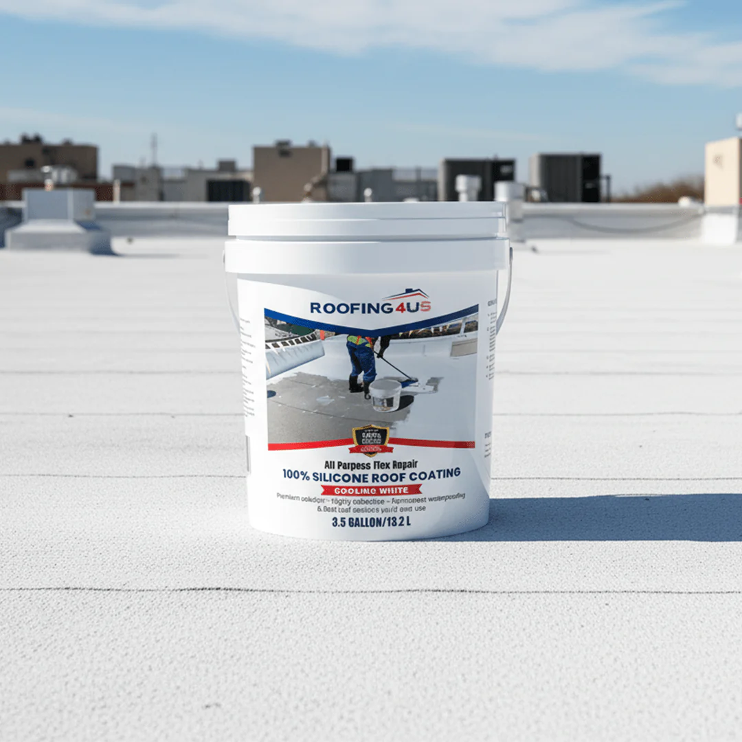 All Purpose Flex Repair 100% Silicone Roof Sealant - 3.5 Gallon - Image 7