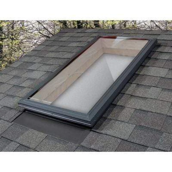 Fixed Curb Mount Impact Aluminum Skylight - Bronze/Clear - Image 4