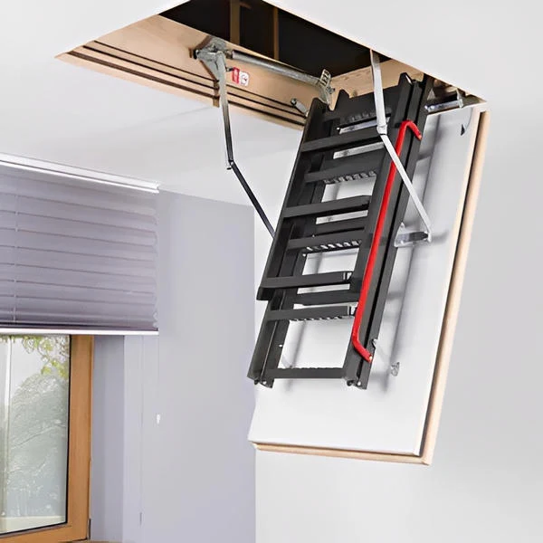 LMF 60 Fire Rated 60 Min Metal Attic Ladder - All Sizes - Image 3