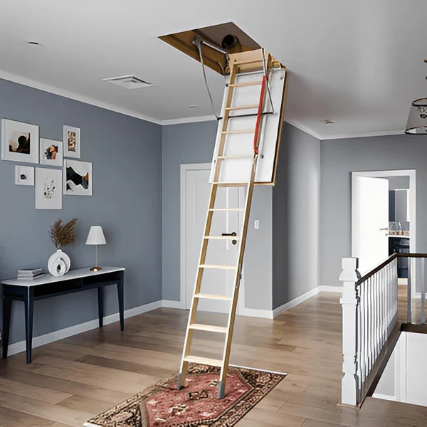 LWF60 Fire Rated Insulated Wood Attic Ladder - All Sizes - Image 3