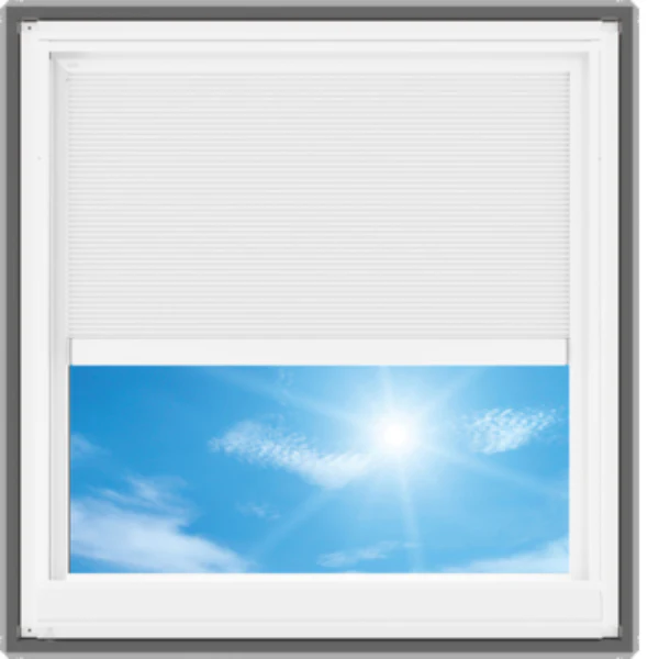 VELUX Electric Venting Deck Mount Skylight - White Solar Powered Shade - Image 5
