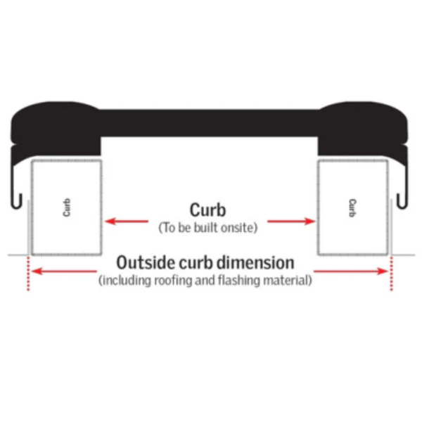 VELUX Manual Venting Curb Mount Skylight - White Solar Powered Shade - Image 14