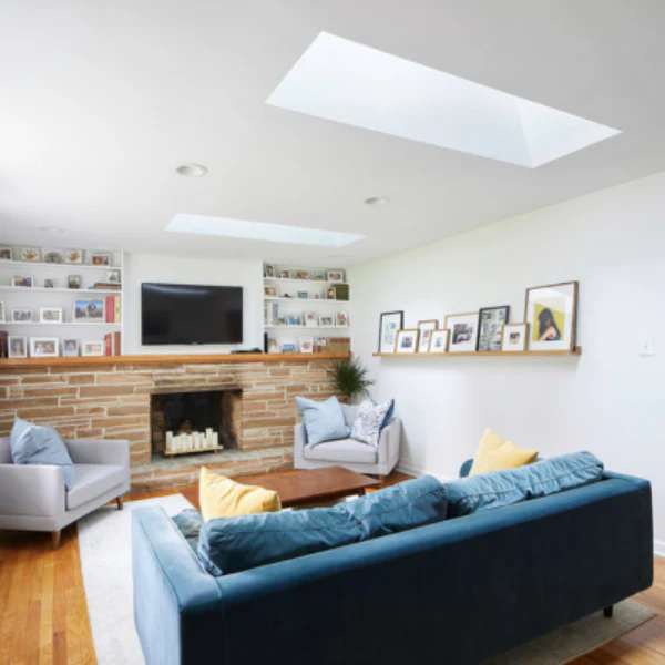 VELUX Solar Powered Venting Deck Mount Skylight - White Solar Powered Shade - Image 13