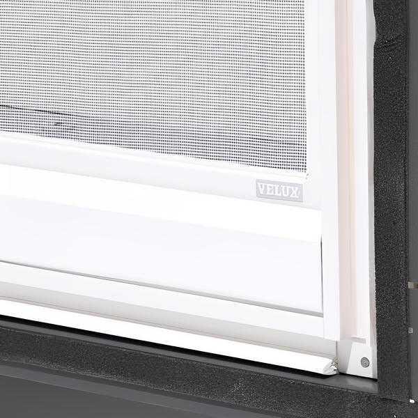 VELUX Solar Powered Venting Deck Mount Skylight - White Solar Powered Shade - Image 14